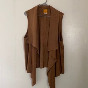 Faux Suede Vest